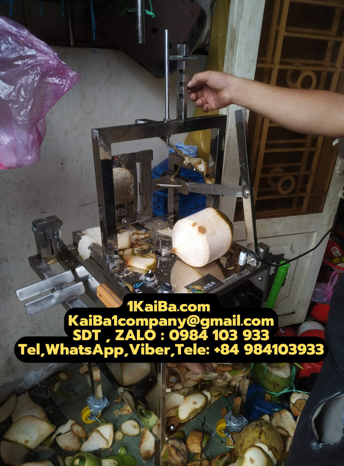 Máy Gọt Dừa Kim Cuơng