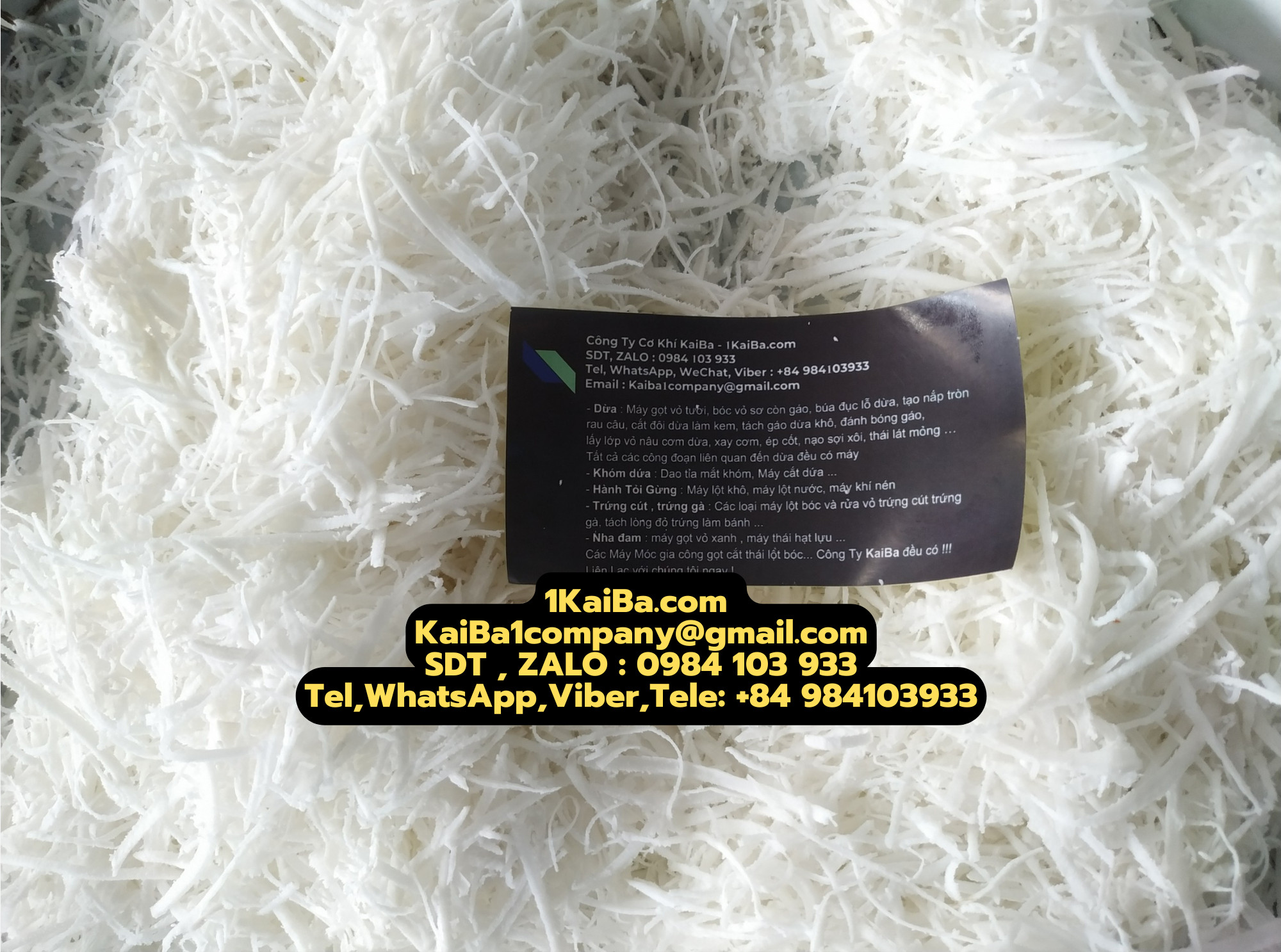 Máy Bào sợi dừa 