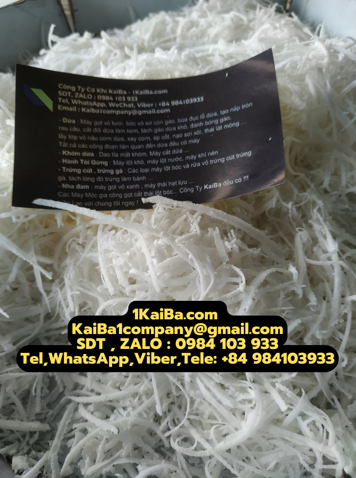  Máy bào sợi dừa