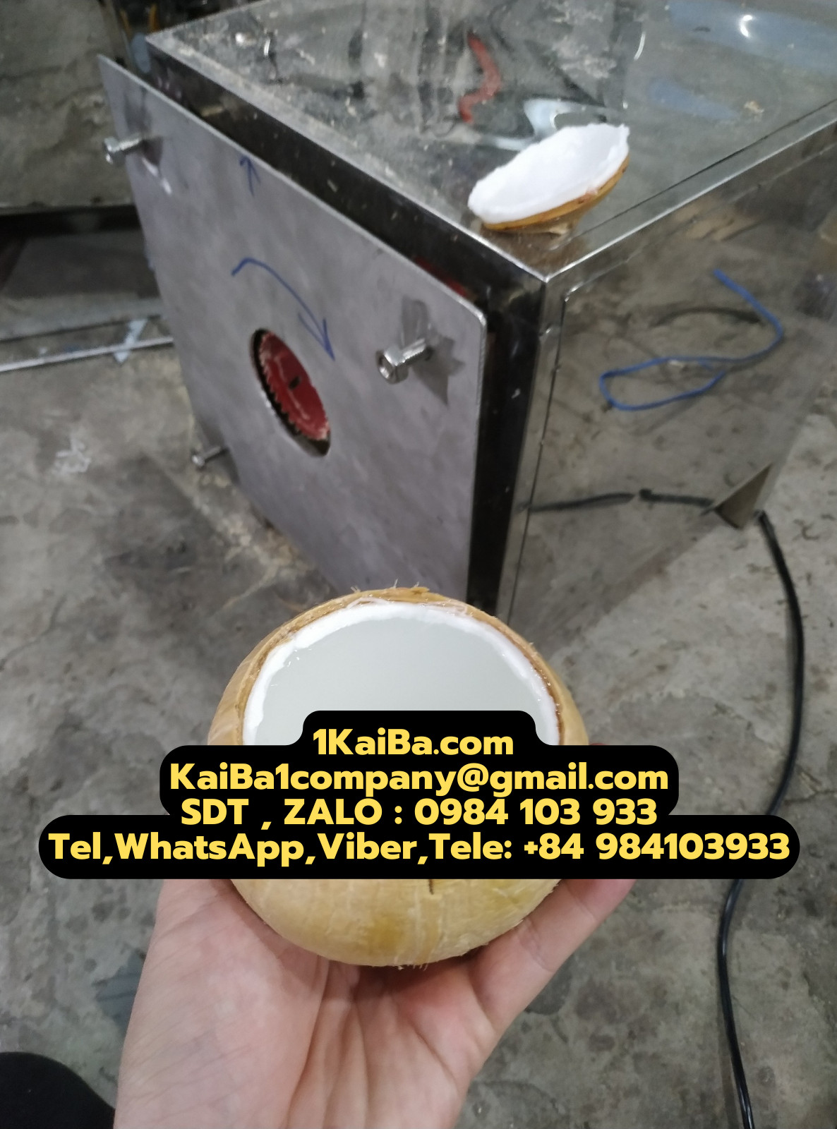 máy đục lỗ dừa