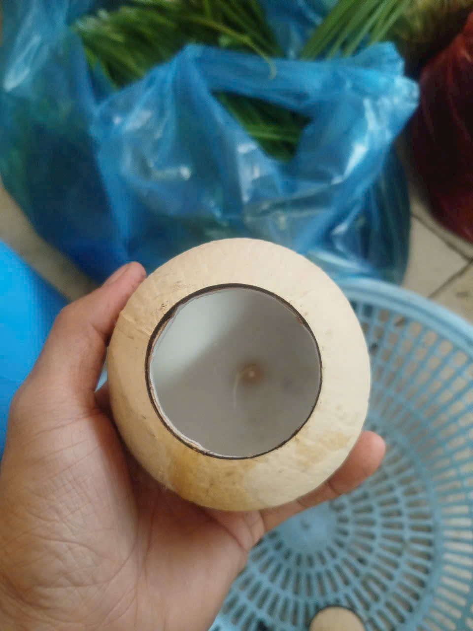 máy đục lỗ dừa